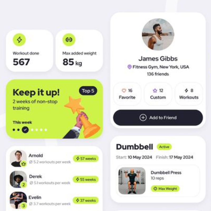 UI/UX design example